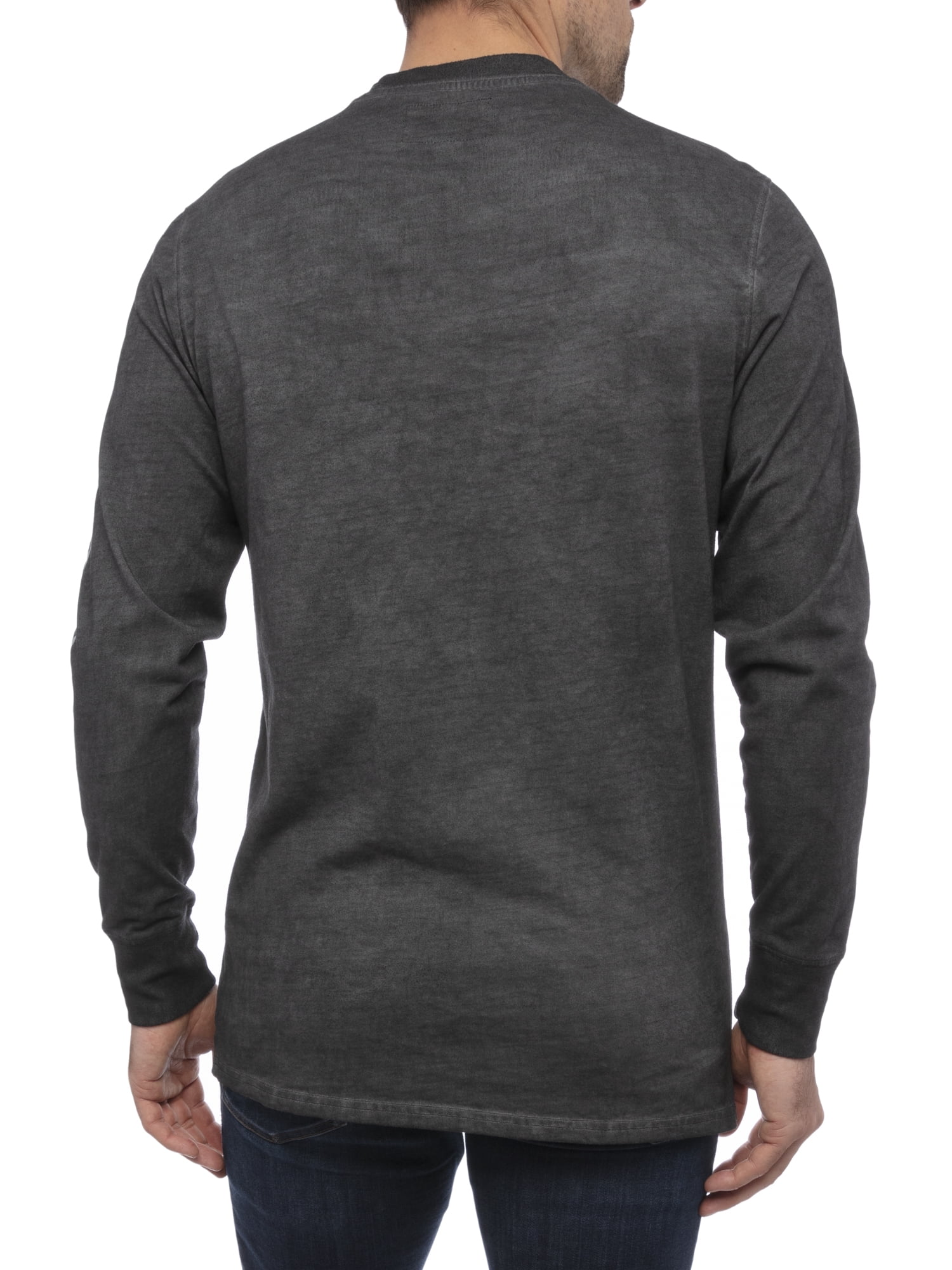 Champion Men's Pigment Dyed Long Sleeve T-Shirt, Sizes S-2XL, Champion Mens Tee Shirts