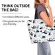 thumbnail image 2 of Balery Cartoon Helicopters Bolsa Tote Estilo Estético con Cremalleras, Bolsa de Hombro, Bolsa de Compras Grande y Plegable, 2 of 8