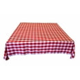 thumbnail image 2 of Gingham/Checkered Cotton Blend Italian Restaurant Style Tablecloth/Overlay, 2 of 10