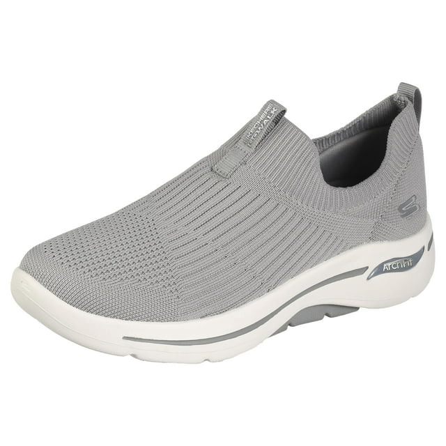 Zapatilla Skechers Go Walk Arch Fit Iconic para mujer, color gris