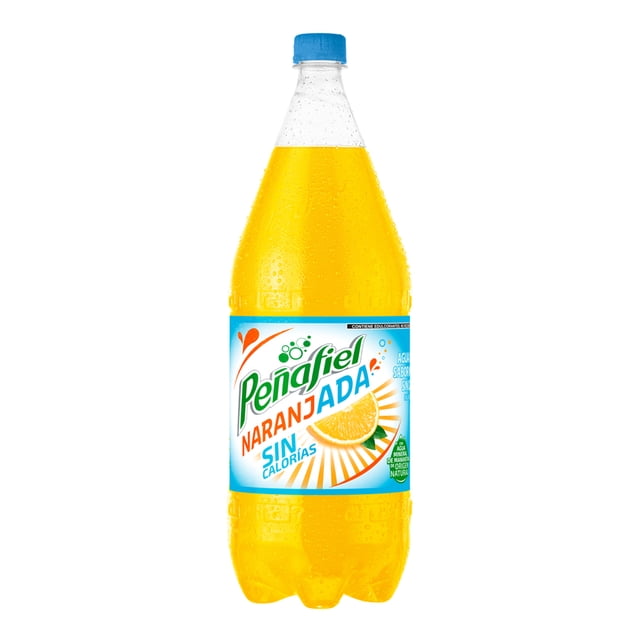Agua mineral Peñafiel Adas ligera naranjada 2 l