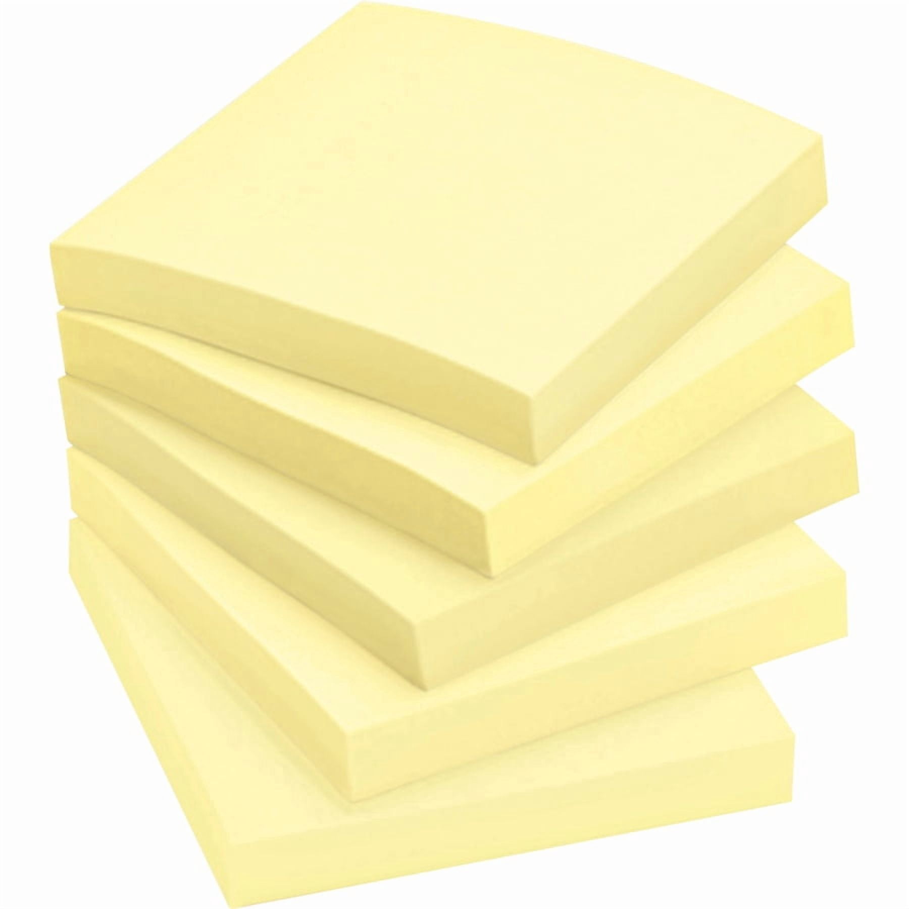 Post-it&reg;, MMM654YWBD, Notes Original Notepads, 24 / Bundle