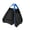 Black and blue M cod, variant on Comfortable Snorkeling Swimming Flippers Assistant Equipment for Underwaters Swimming Professional Flexible Diving Fin