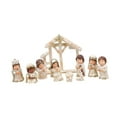 thumbnail image 1 of Set de 12 Figuras Navideñas de Sagrada , Ideales para Decoración Navideña. Representan escena del Nacimiento de Jesús en sala de, 1 of 9