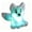 Blue, variant on 10.5'' Fox Soft Plush Toy, Creative Night Light Lovely LED Fox Stuffed Animal, Gifts for Kids on Christmas Birthday Valentines Festivals(Blue)