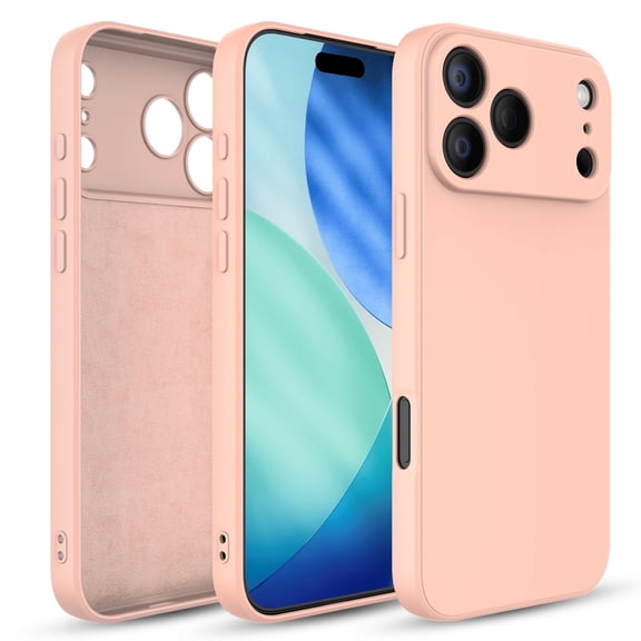 Elegant Choise for iPhone 17/17 Air/17 Pro/17 Pro Max Silicone Case Soft Anti-Scratch Protective Cover
