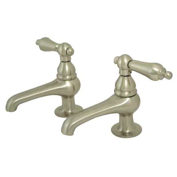 Elements Of Design Es3208al Double Handle Lavatory Basin Tap - Nickel