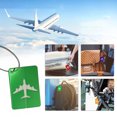 thumbnail image 4 of SHOPPLAND Luggage Tag with Address Tag Suitcase Tag Aluminum Luggage Tag Luggage Tag Suitcase for Quick Find Travel Bag, 4 of 4