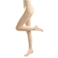 thumbnail image 5 of Sakmal Fleece Lined Tights Nude Opaque 120D Footless Leggings Soft Women's Tight, 5 of 5