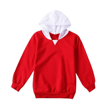 

Hpgjzj Kids Boy Toddlers Hoodie Sweatshirt Patchwork Pullover Casual Kangaroo Pocket Athletic Clothes