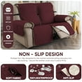 thumbnail image 7 of Y YUNHSOM Waterproof Stretch Recliner Chair Covers, Stable Washable Slipcovers Chair Protectors for Home, Kitchen, Office (Red,23 In), 7 of 7