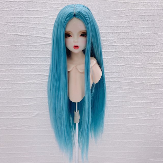 Long Straight Doll Premium Silk Material Simulated Scalp Fits Dolls Heat Exquisite Workmanship For Making