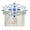 Blue, variant on Gorgeous Rhinestone Crystal Huge Big Floral Hair Comb