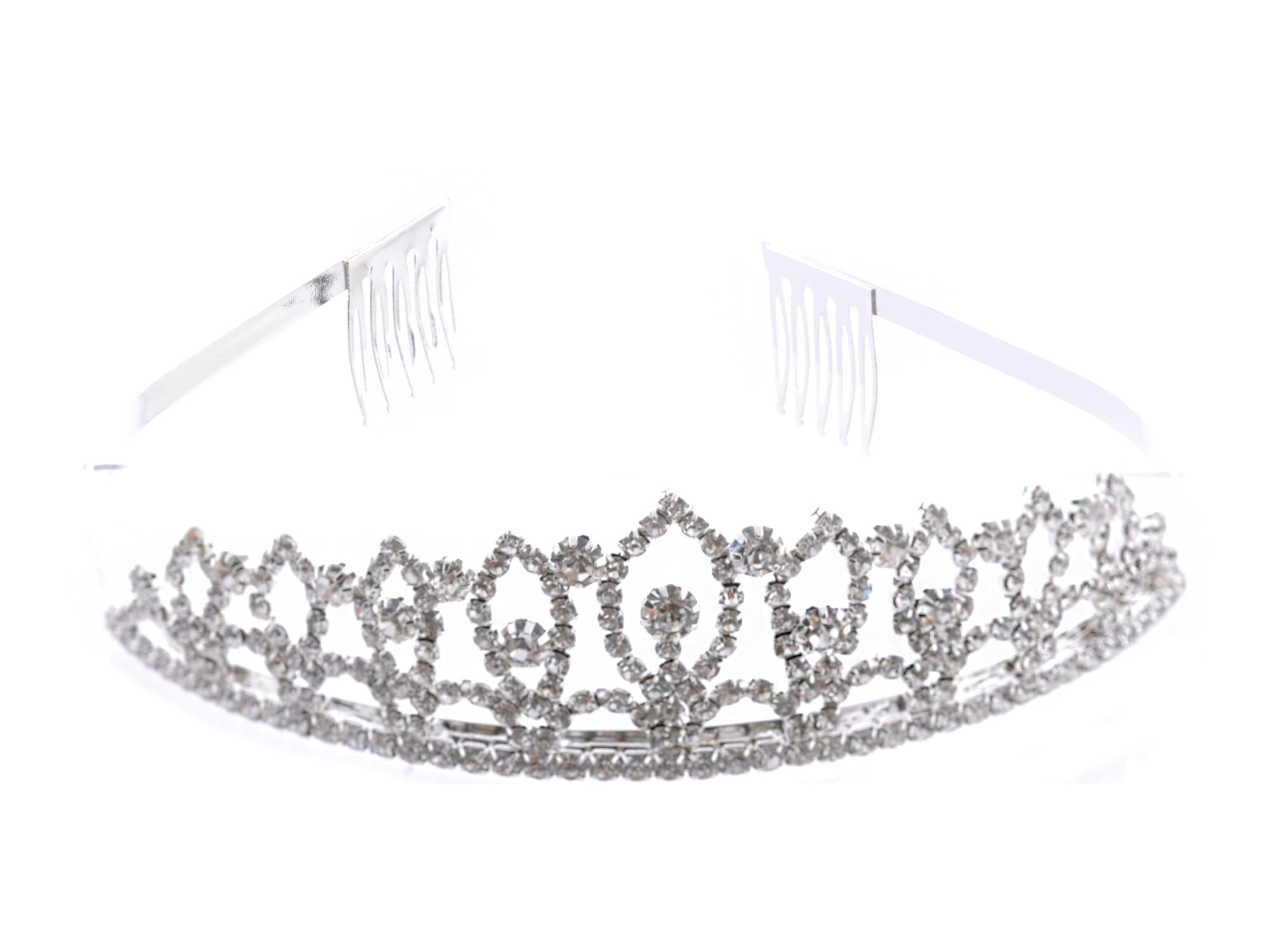 Fashion Tiara Silver Plating Princess Tiara Headband