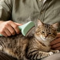 thumbnail image 2 of V-Shaped Tight Teeth Pet Deshedding Brush, Ergonomic Handle Dog Cat Grooming Comb for Loose Undercoat Hair Removal, 2 of 5