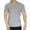 Gray, variant on Men's Crew Neck Short Sleeve Polyester T-Shirt Slim Fit Basic Casual Top Lightweight T-Shirt
