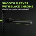 thumbnail image 3 of HANDBODE 45 lb ( 20kg ) Olympic Barbell, 2-inch Weight Bar for Bench Press, 1000 lb High-Capacity, 7-Foot, Standard Powerlifting Strength Training Gym Home Workout Weightlifting ( Green & Black), 3 of 10