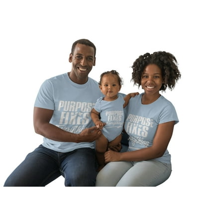 

Purpose Fixes Everything® Infant Fine Jersey Bodysuit 6M-24M White Letters