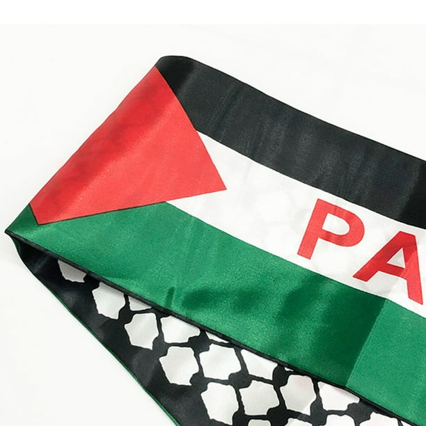Bandera De Palestina Pañuelo Bufanda Palestina De Doble Cara Que No Destine Para El Dia Nacional Palacios Imperiales