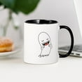 thumbnail image 3 of CafePress - Halloween Ghost Mug - 11 oz Ceramic Mug - Novelty Coffee Tea Cup, 3 of 4