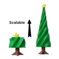 thumbnail image 1 of Rapeiae Retractable Christmas Tree Ornament - Expandable Hanging Decoration for Festive Holiday Decor for Home and Party Setup, 1 of 9