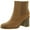 Chipmunk Brown, variant on Shoes Womens Ride Away Zipper Faux Leather Ankle Boots