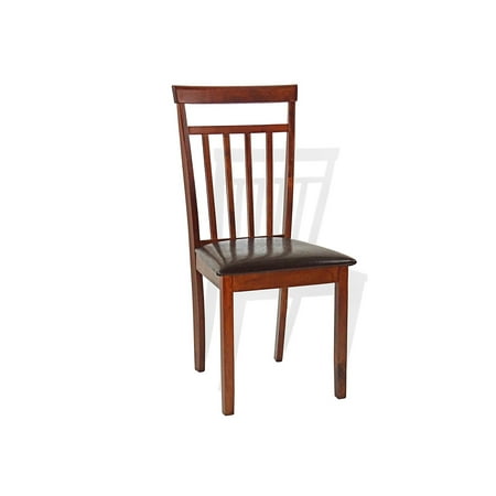 SK New Interiors  Dining Solid Wooden Kitchen Chair Warm Modern Classic Design with Padded Seat Dark