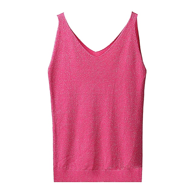 DXOUPM Womens Tank Tops Summer V Neck Loose Lightweight and Breathable Vacation Beach Shirts