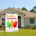 thumbnail image 2 of Amhnf Hello Summer Popsicle Garden Flag For Home Outdoor Garden Yard Decor 12x18 inch, 2 of 5
