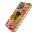 thumbnail image 2 of Keyscaper Gold Chicago Blackhawks Paisley Bling iPhone Case, 2 of 7