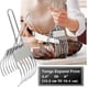 thumbnail image 4 of 2026 Stainless Steel Roast Beef Cutting Tongs Meat Bread Slicing Tong Onion, 4 of 5