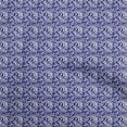 thumbnail image 1 of oneOone Cotton Cambric Blue Fabric Writing Font Fabric For Sewing Printed Craft Fabric By The Yard 42 Inch Wide, 1 of 5