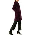 thumbnail image 5 of INSPIRE CHIC Women's Notched Lapel Double Breasted Winter Long Trenchcoat XL Purplish, 5 of 8