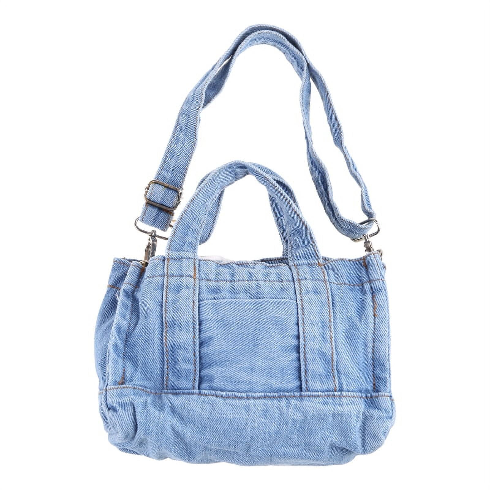 Buy SHOPATHON INDIA Denim Blue Jeans Shoulder Bag Women's Hand Bag at  Amazon.in