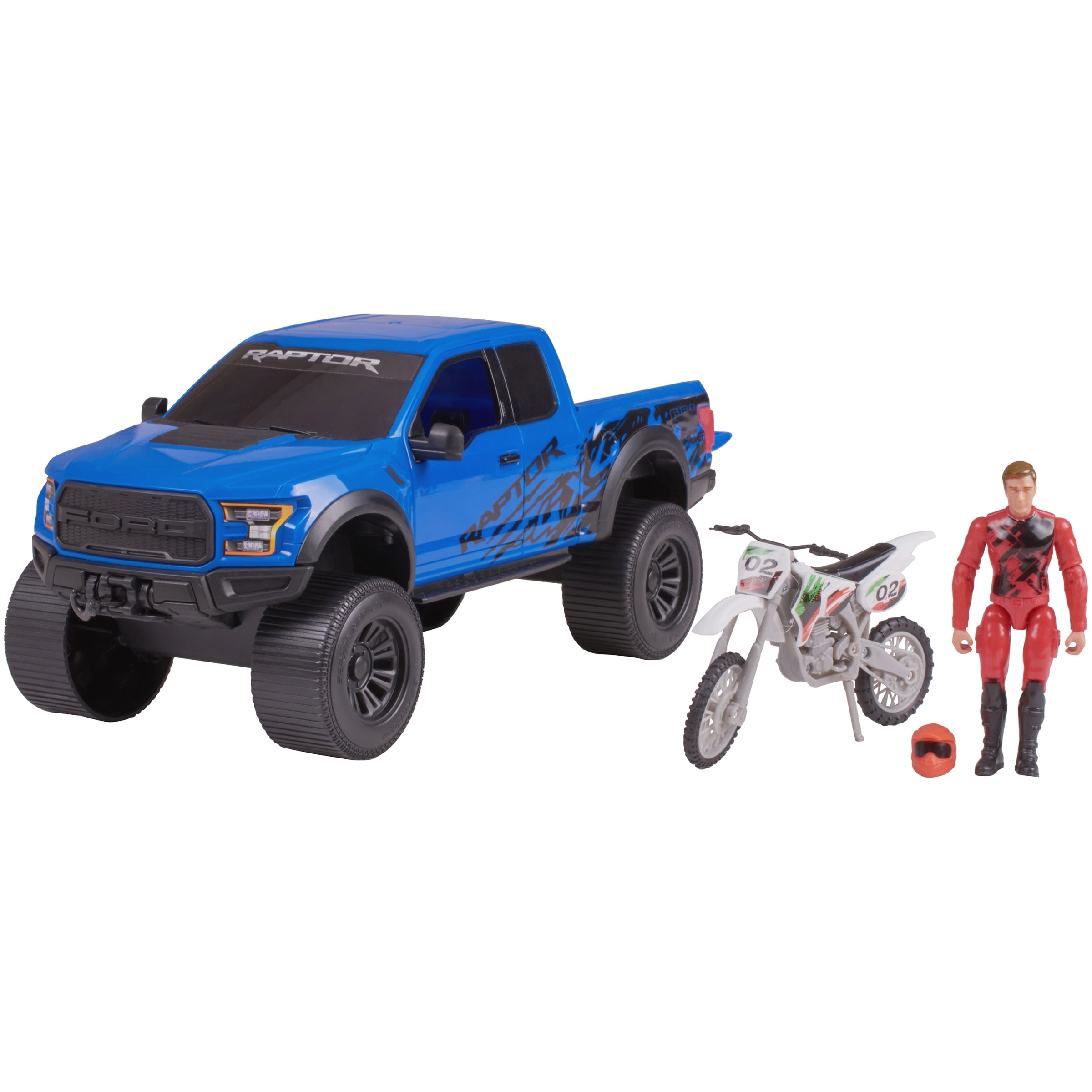 Adventure Force Outdoor Adventure Vehicle Set, Blue Ford Raptor