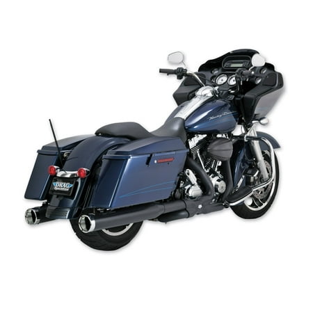 - Vance & Hines Monster Rounds Catalytic Exhaust Slip Ons Black 46857