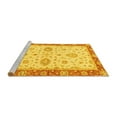 thumbnail image 2 of Ahgly Company Machine Washable Indoor Rectangle Oriental Yellow Traditional Area Rugs, 6' x 9', 2 of 4