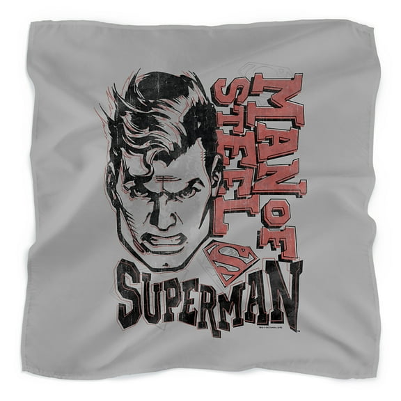 Superman Retro Lines Bandana (21 in x 21 in)