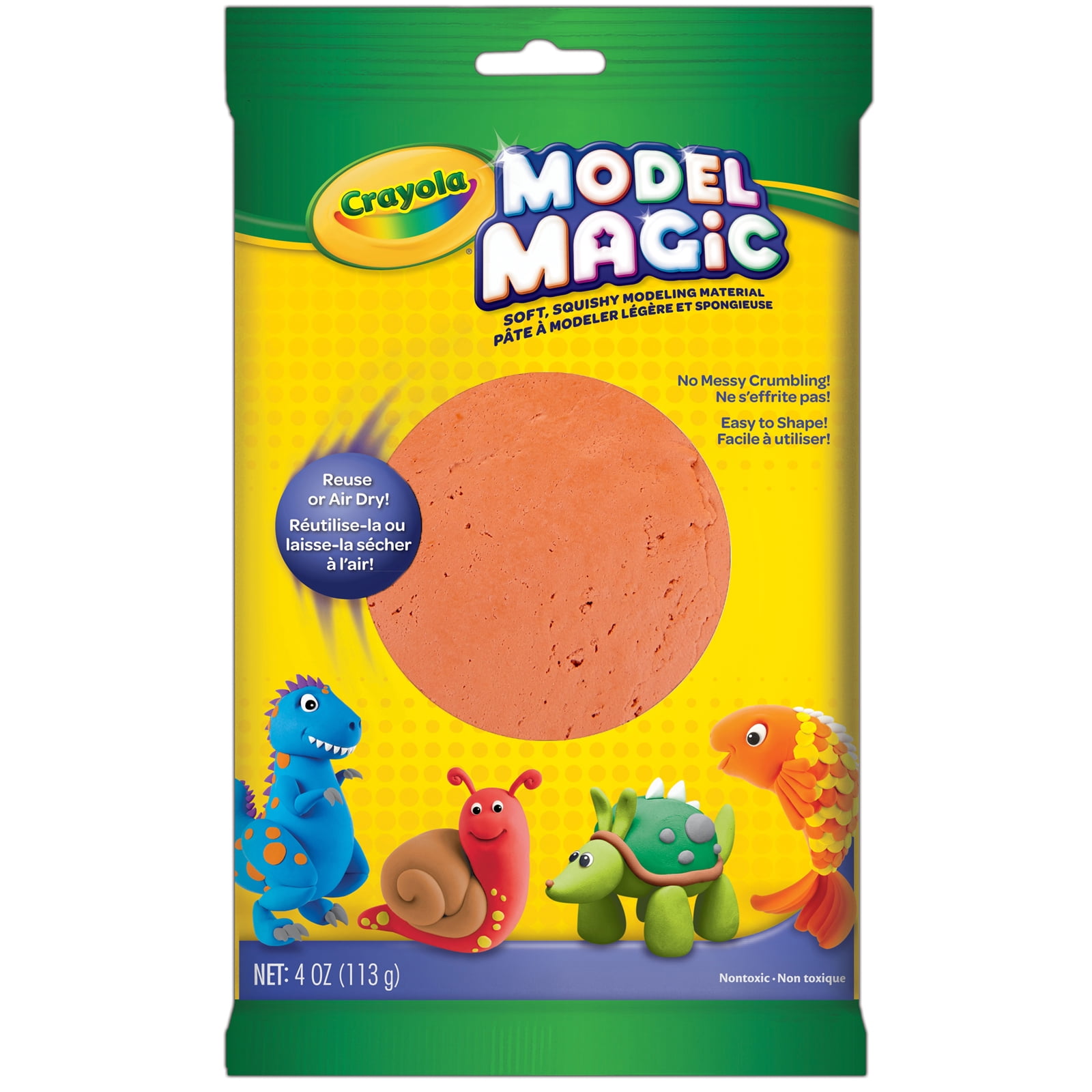 Crayola Model Magic Modeling Compound, Terra Cotta, 4 oz. Per Pack, 6 Packs