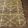 thumbnail image 3 of Hauteloom Swainsboro Jute Living Room, Bedroom Area Rug - Natural Fibers - Black, Beige, Dark Red - 5' x 8', 3 of 8