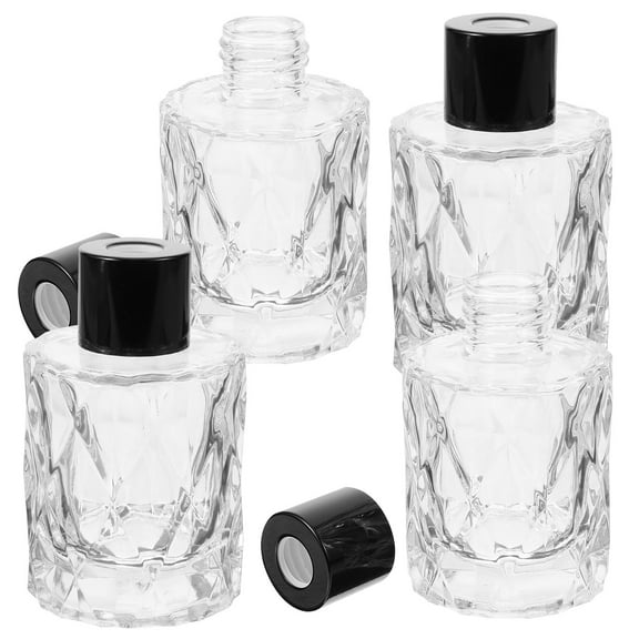 VERDANVERSE Diffuser Bottles with Simple Appearance Transparent 4Set