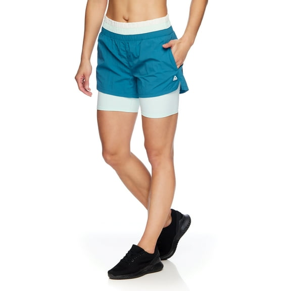 Reebok Women’s Milestone High Waisted Running Short with Pockets and 6" Inseam