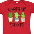 thumbnail image 4 of Inktastic What's Up Succas Funny Cacti Plants Boys or Girls Baby Bodysuit, 4 of 5