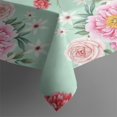 thumbnail image 3 of Pioneer Flower Floral Print Pattern Rectangle Tablecloth 60"x84", Waterproof Polyester Table Cloth, Wipeable Spillproof for Dining Camping Indoor Outdoor, 3 of 5