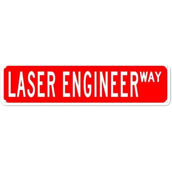 Metal Sign Laser Engineer WAY Vintage Signs Retro Tin Signs Plaque Aluminum Sign Quotes Home Kitchen Garden Wall Funny Pub Club Porch Sign Decoration 4x16 Inch