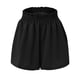 thumbnail image 5 of Pantalones cortos de chándal de moda para mujer, pantalones cortos de cintura alta sólidos sueltos informales de verano Fridja  fhjkhfk458716, 5 of 7