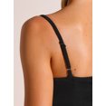 thumbnail image 5 of DARING DIVA Ruch Lace Bodysuit Square Neck Bodysuits XS Black, 5 of 5