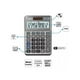 thumbnail image 2 of Calculadora Escritorio Casio Ms-120fm Gris 12 Digitos, Papelería, Escolar, Oficina, Escritorio, 2 of 3