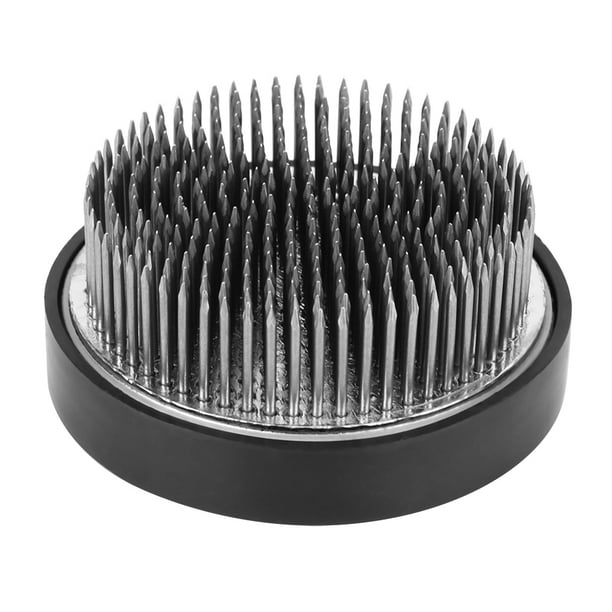 Herramienta redonda de acero inoxidable para arreglos florales Ikebana Kenzan (60 mm)