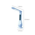 thumbnail image 3 of Clearance! New LED Electronic Clock Desk Lamp, Foldable Rechargeable Reading Lamp, 3 Grades Of Brightness Adjustment, Desk Lamp With Temperature Display Daily Deals Deals #24, 3 of 6